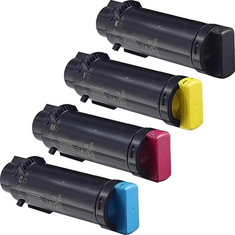 XEROX PHASER 6510 Yellow + Magenta + cyan + black Yüksek Kapasite (2.4K) muadil toner printpen