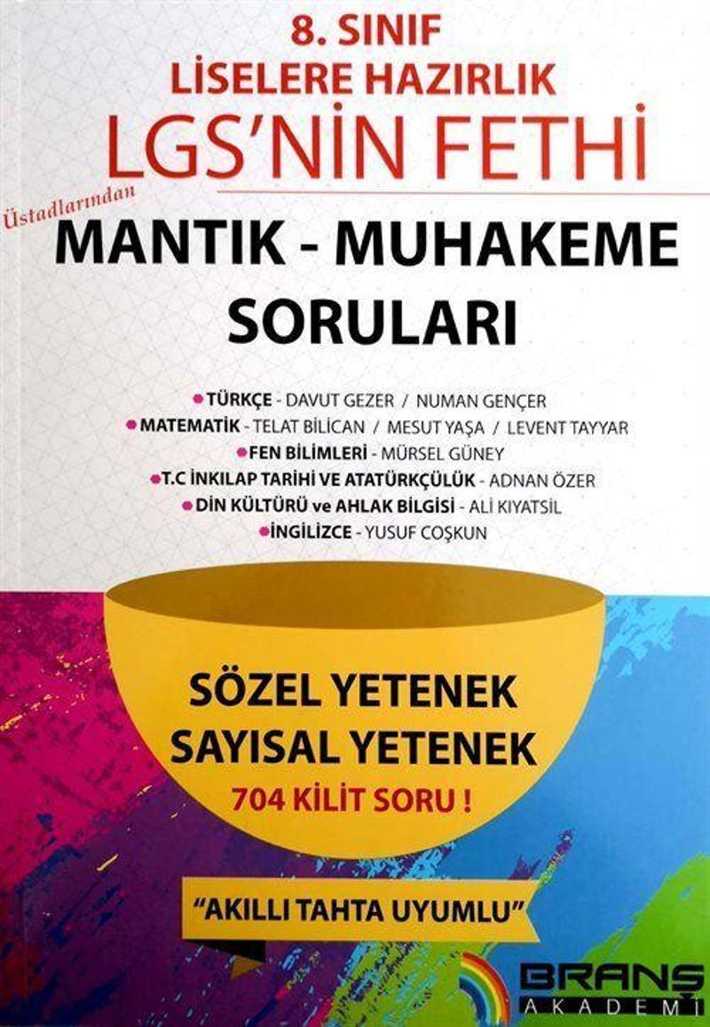 8. Sınıf LGS'nin Fethi Mantık-Muhakeme Soruları