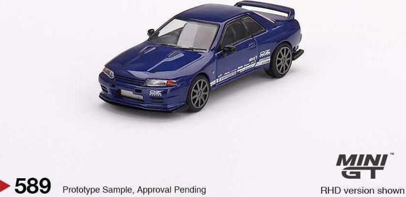 Nissan Skyline GT-R Top Secret VR32 Metallic Blue - 589