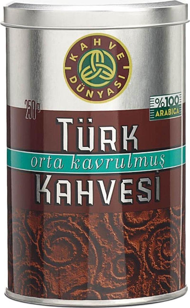 Teneke Türk Kahvesi Orta Kavrulmuş 250 gr