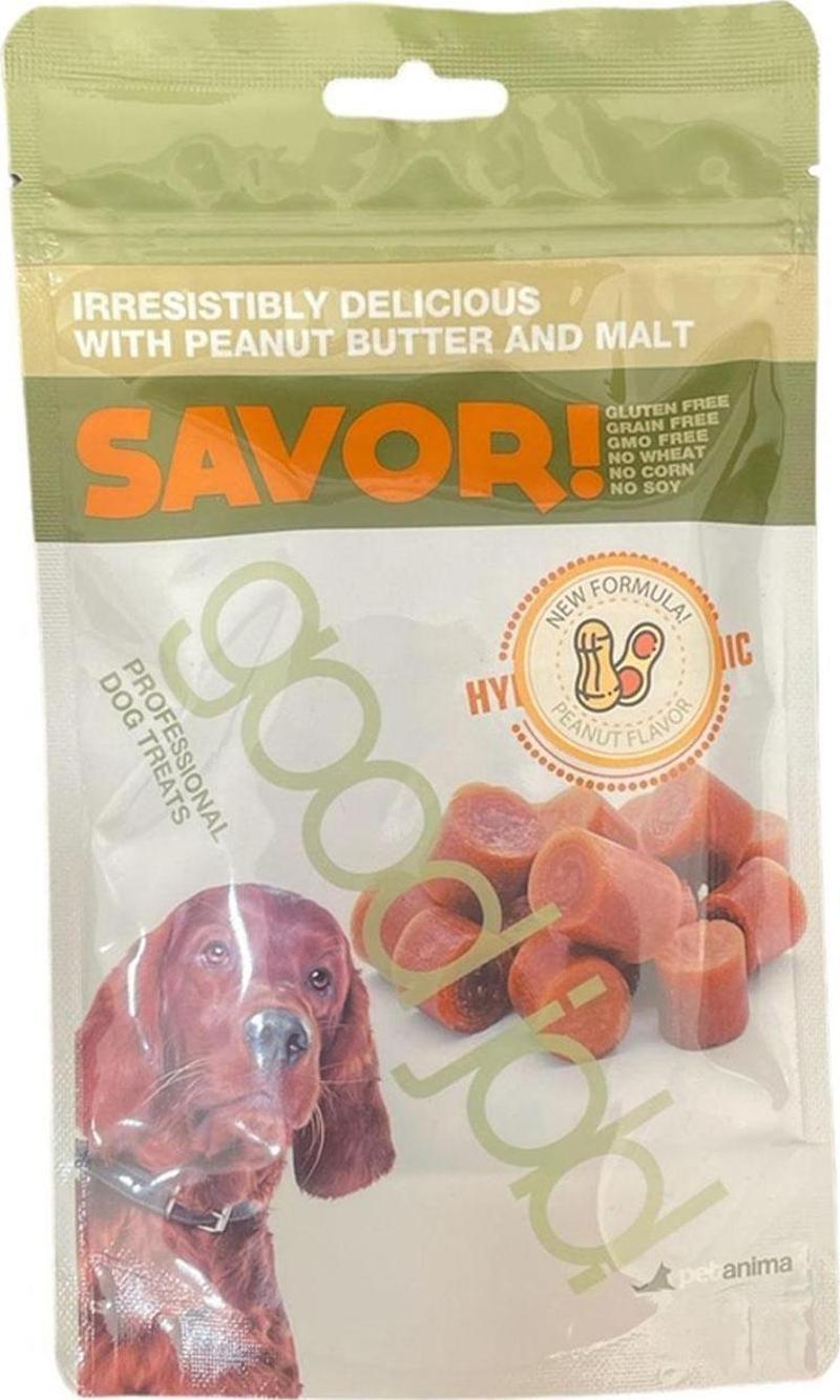 Savor Yerfıstıklı ve Maltlı Köpek Ödül Maması 100 Gram Profesyonel Köpek Ödülü