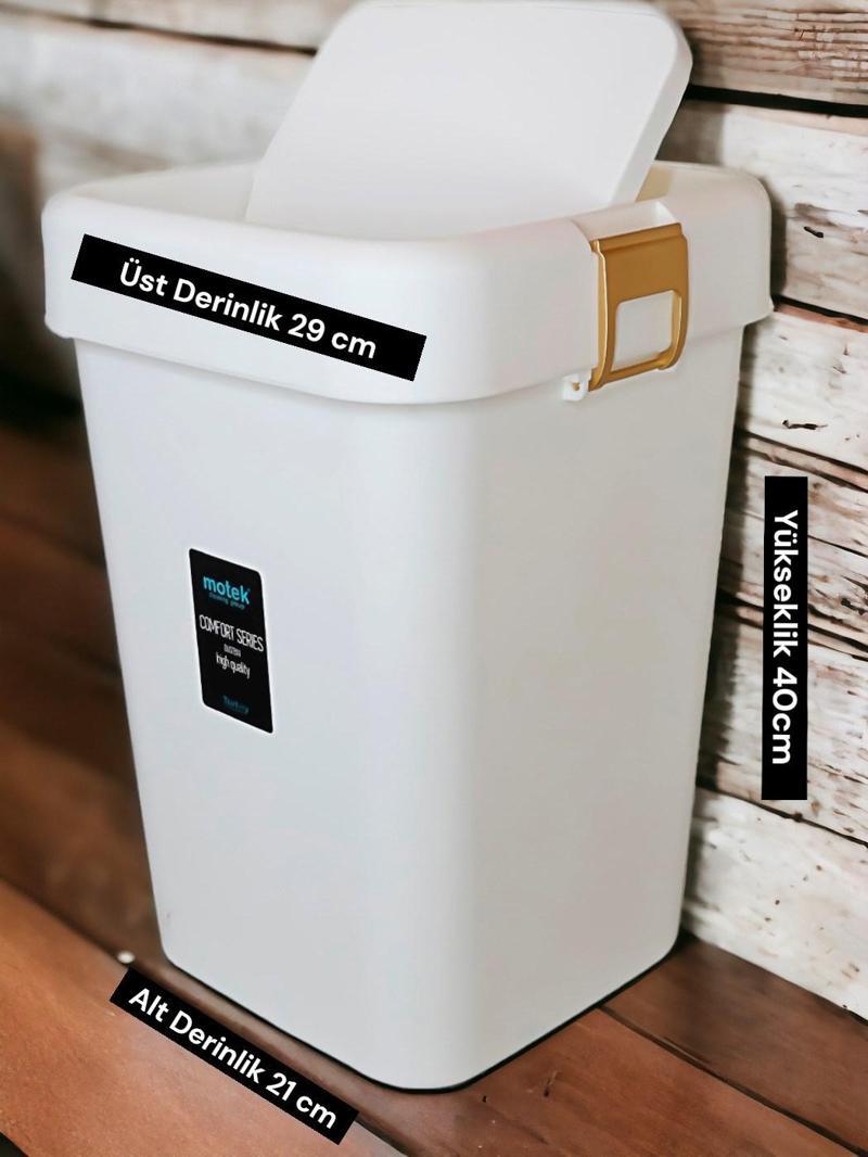 COB-411G Comfort Dustbin 18 Litre Çöp Kutusu Kovası Gold