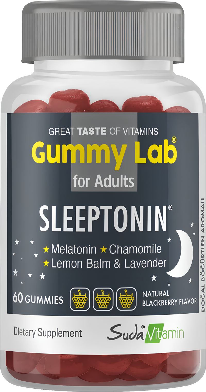 Sleeptonin For Adult Böğürtlen 60 Gummies