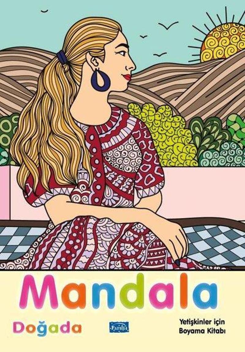 Mandala - Doğada - Yetişkinler İçin Boyama Kitabı