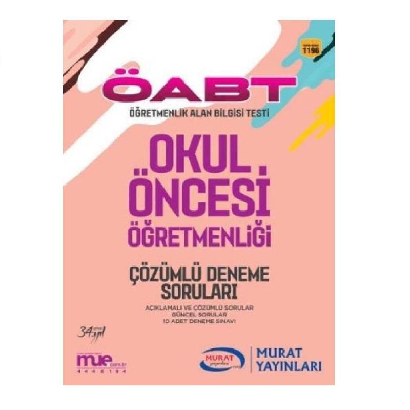 KPSS ÖABT Okul Öncesi Öğretmenliği Çözümlü Deneme