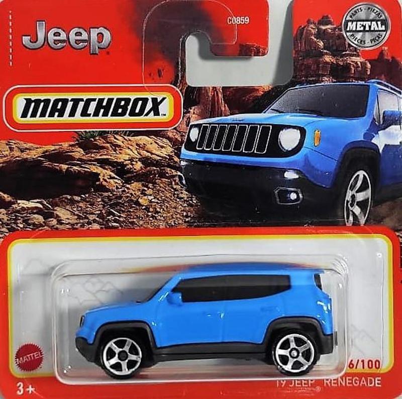 C0859 Matchbox 1:64 Tekli Arabalar  19 JEEP RENEGADE HFR72