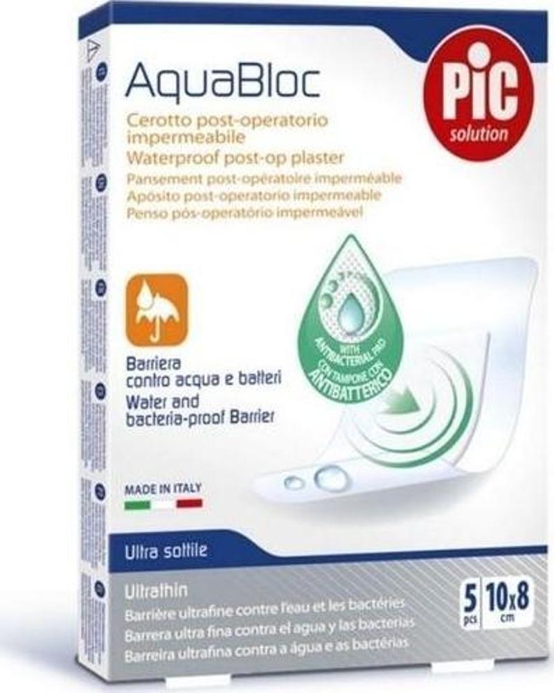 Solution Aquabloc Steril Film Pedli Yara Örtüsü 10 cmx8 cm 5'Li Su Geçirmez