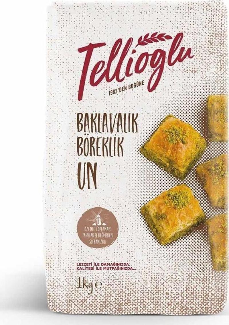 Tellioğulları Değirmen Baklavalık Böreklik Un 1000 g ℮