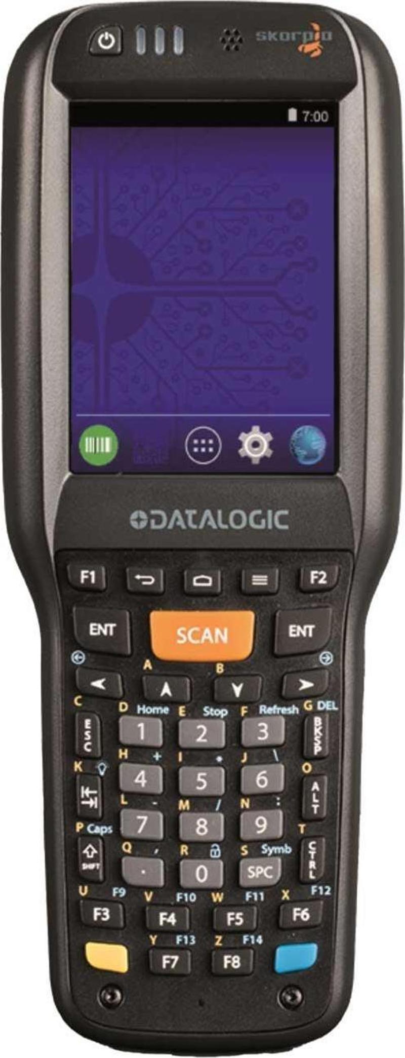 DATALOGIC Skorpio X4 3.2" LCD Wifi Bluetooth Barkodlu Windows CE 7.0 USB El Terminali