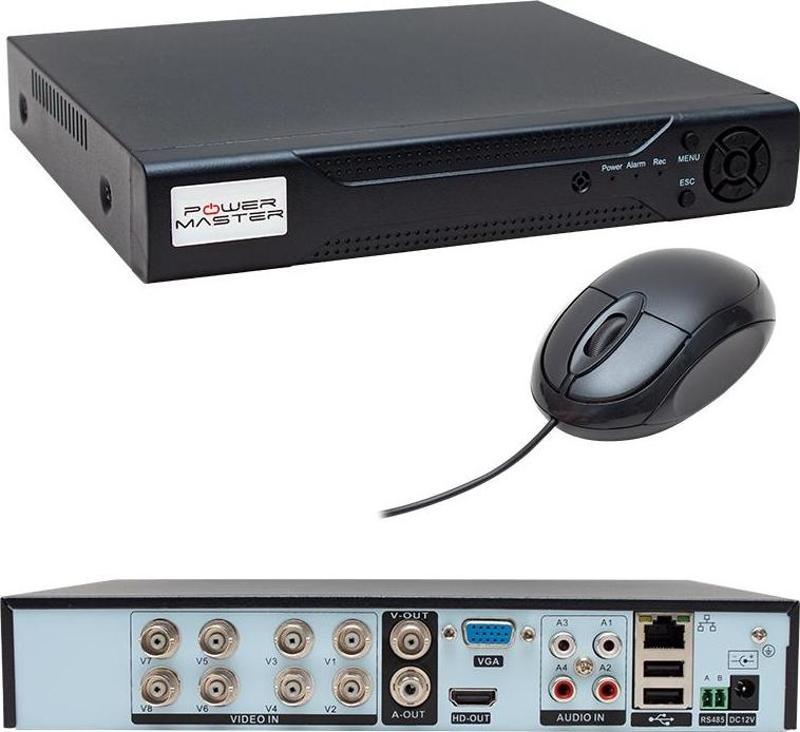 Ahd Analog Tvı Cvı 1080N 8 Kanal Dvr Xvr Kayıt Cihazı 6 TB Mobil Destekli