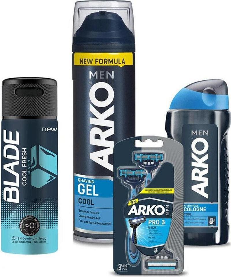 Arko Men Arko Men Tıraş Seti Ve Cool Fresh Deodorant 150ml