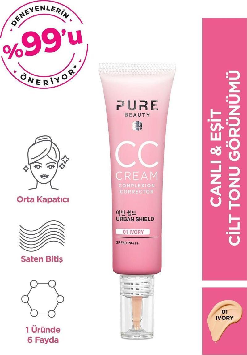 CC Krem Spf50 Pa+++ Ivory 30 ml