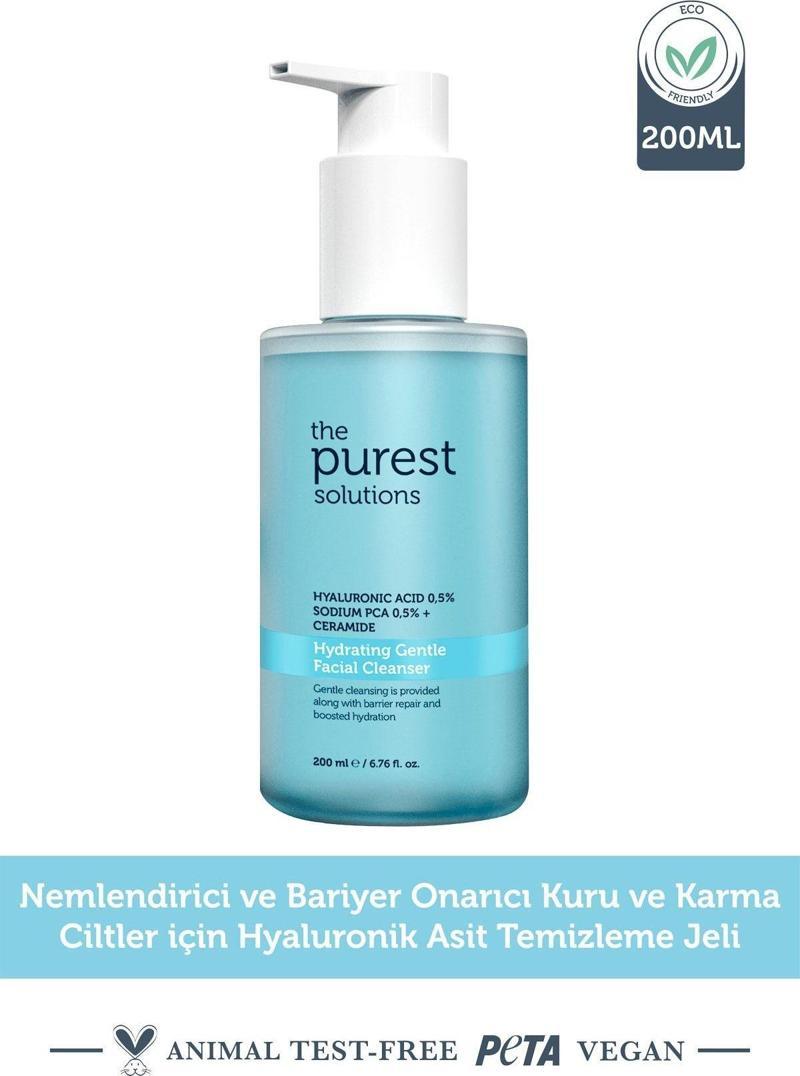 Kuru ve Karma Ciltler için Nemlendirici ve Bariyer Onarıcı Temizleme Jeli 200 ml