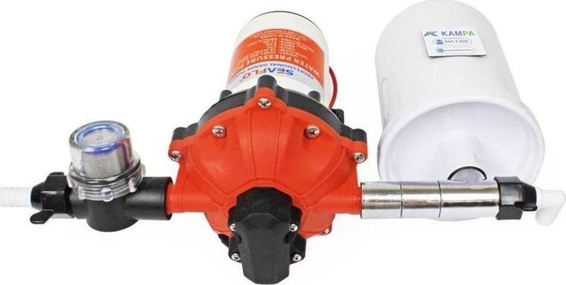 12 Volt 2 Lt Tanklı Otomatik Hidrofor, Tekne, Yat, Karavan Hidroforu Pompası
