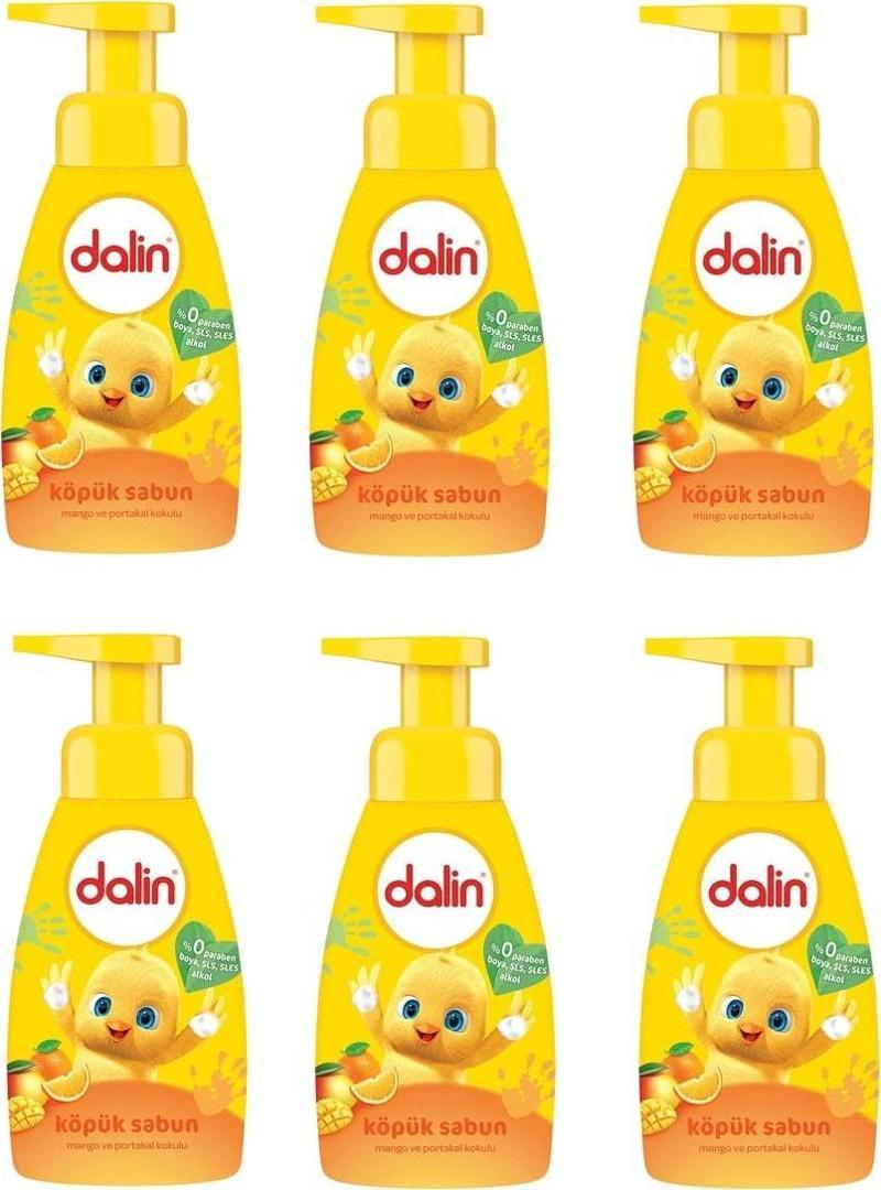 Çocuk Köpük Sabun Mango Ve Portakal Kokulu 200 Ml X 6 Adet