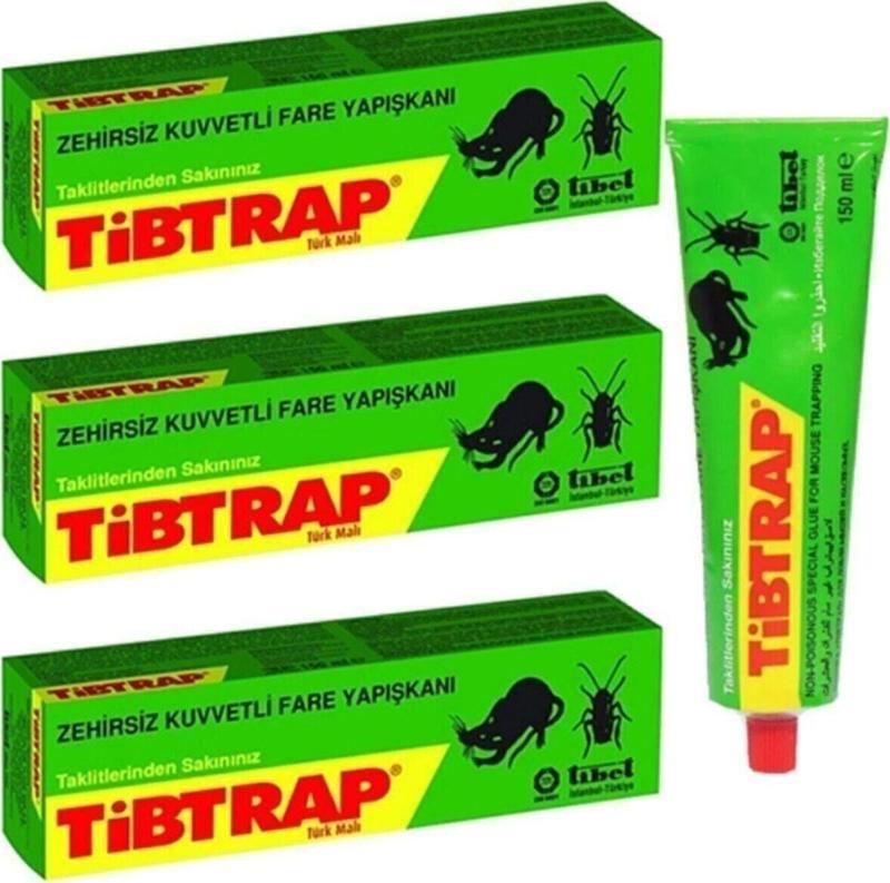 Tibtrap Zehirsiz Fare Yapışkanı 150ml &#39;&#39;3 Adet&#39;&#39;