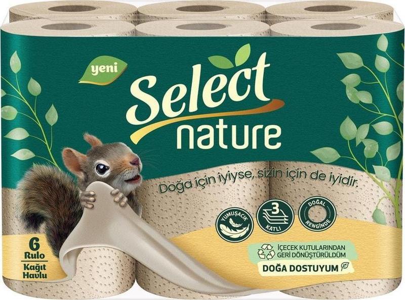Yeni Nesil 6’Lı Kağıt Havlu 3 Katlı