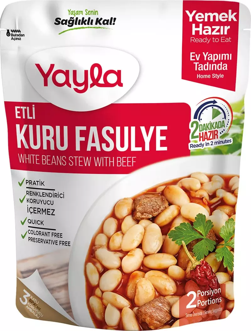 Yemek Hazır Etli Kuru Fasulye 250 gr