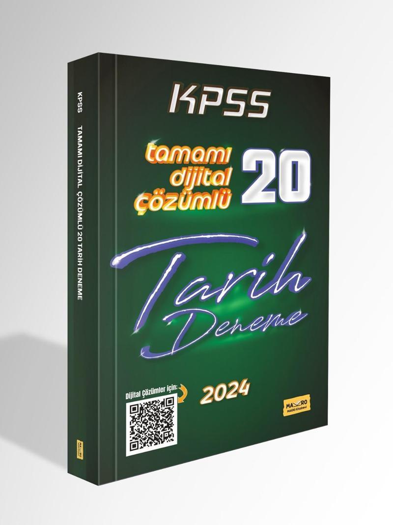 Makro Kitabevi 2024 KPSS Tarih 20 Deneme Dijital Çözümlü