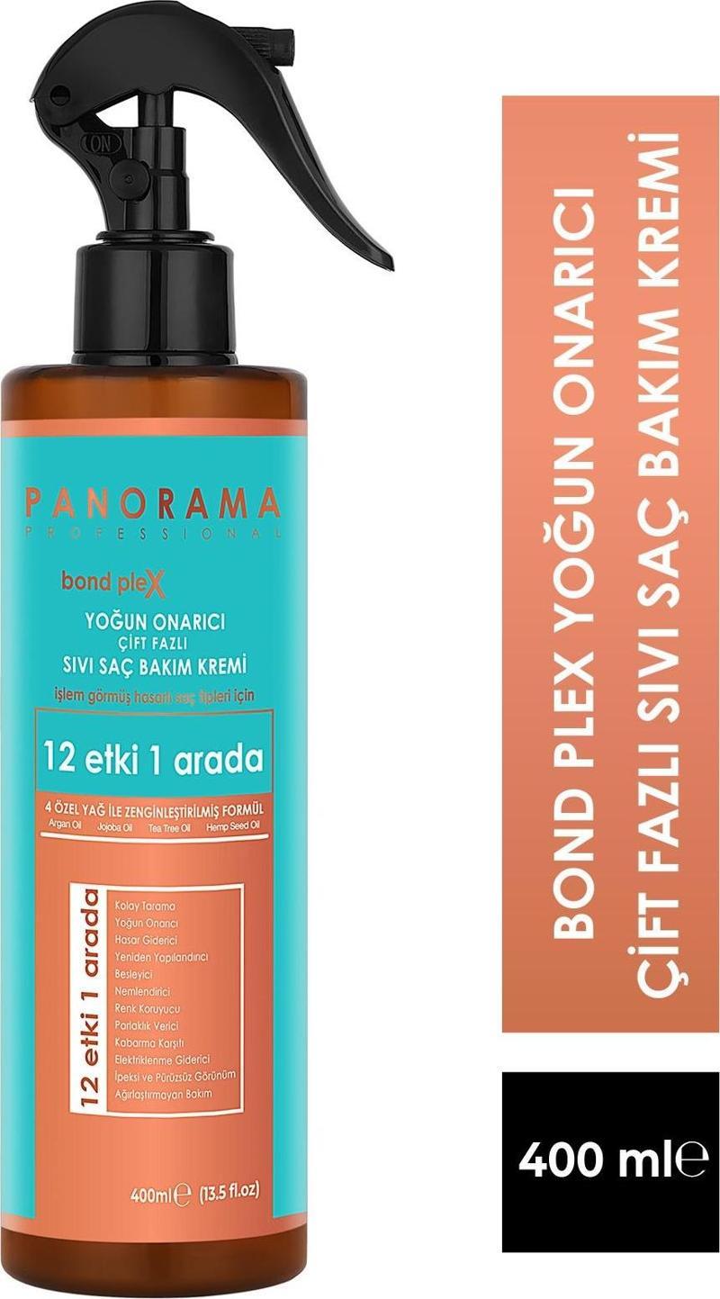 Bond Plex Yoğun Onarıcı Çift Fazlı Sıvı Saç Bakım Kremi - 400 ml