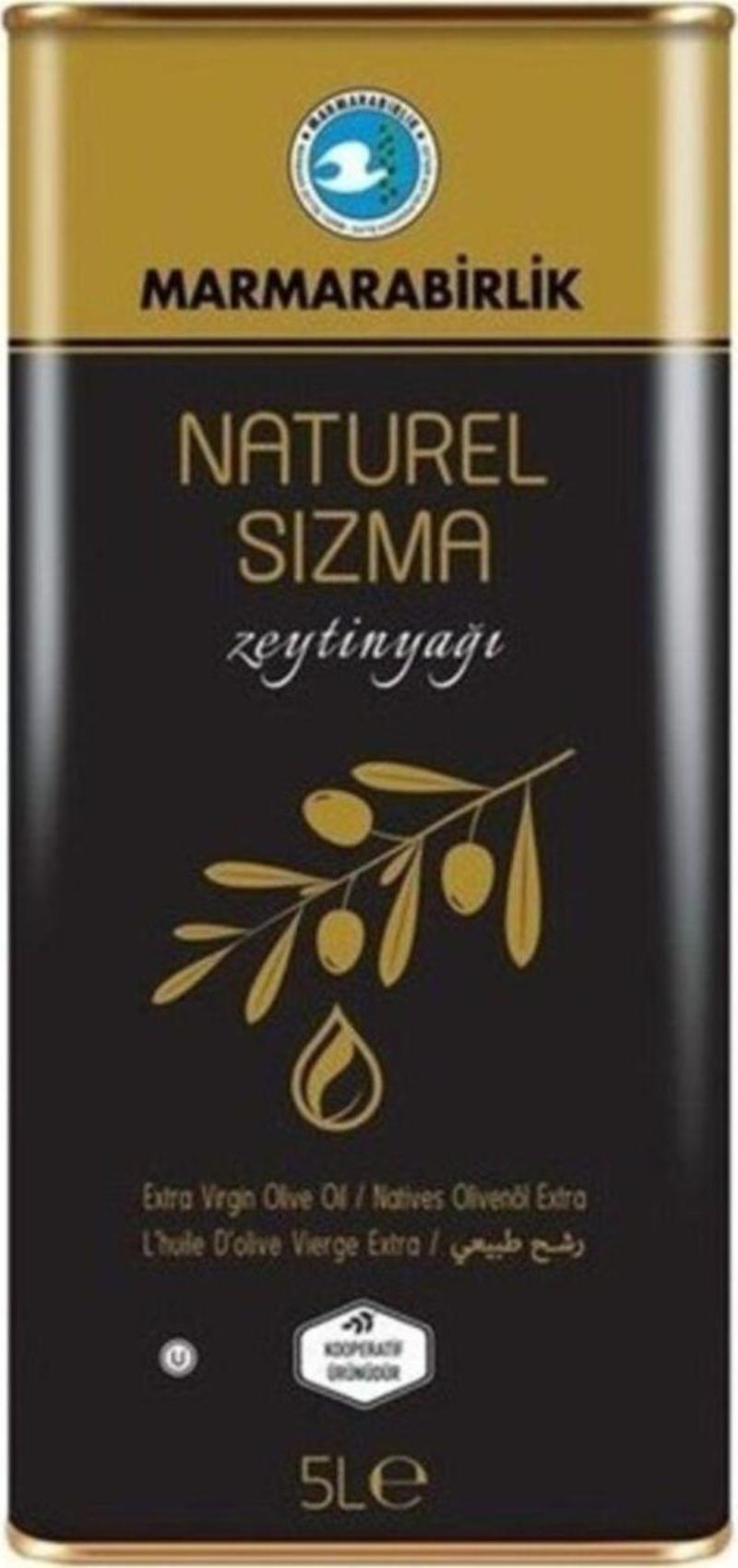 Naturel Sızma Zeytinyağı 5 lt Teneke