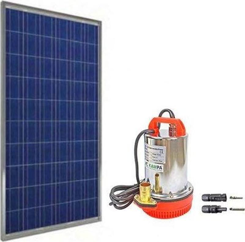 12 Volt Dc Solar Güneş Enerjili Su Pompası 170 Watt Panel Set