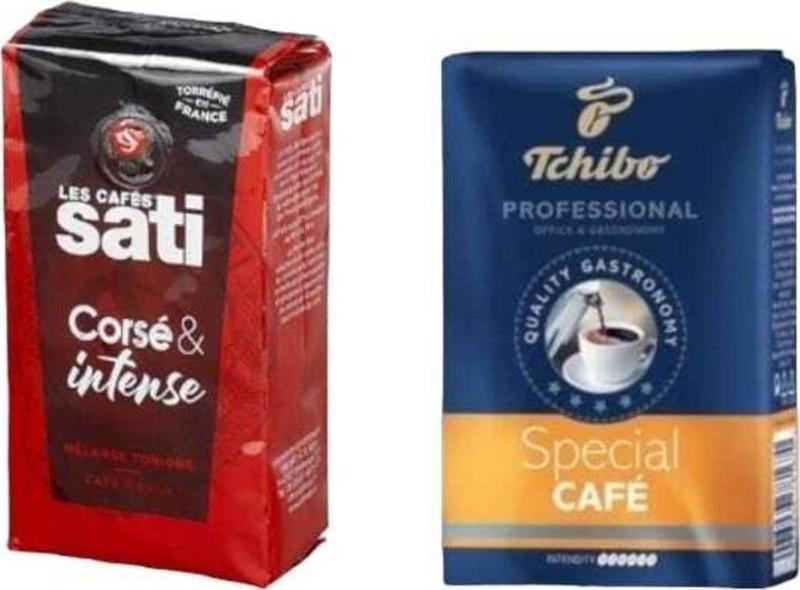 Les Cafes Sati Corsé & Intense Filtre Kahve 250gr+profesıonel Special Filtre Kahve 250 Gr