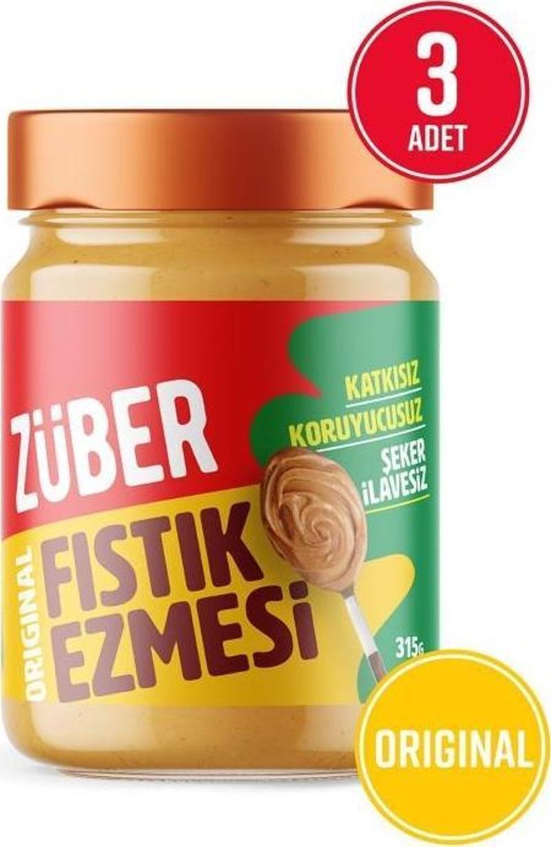 Original Fıstık Ezmesi 315 gr x 3 Adet