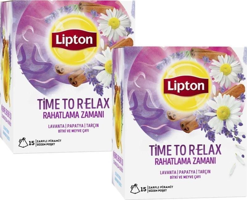 Time To Relax Bardak Poşet Bitki Çayı 15'Li X 2 Adet