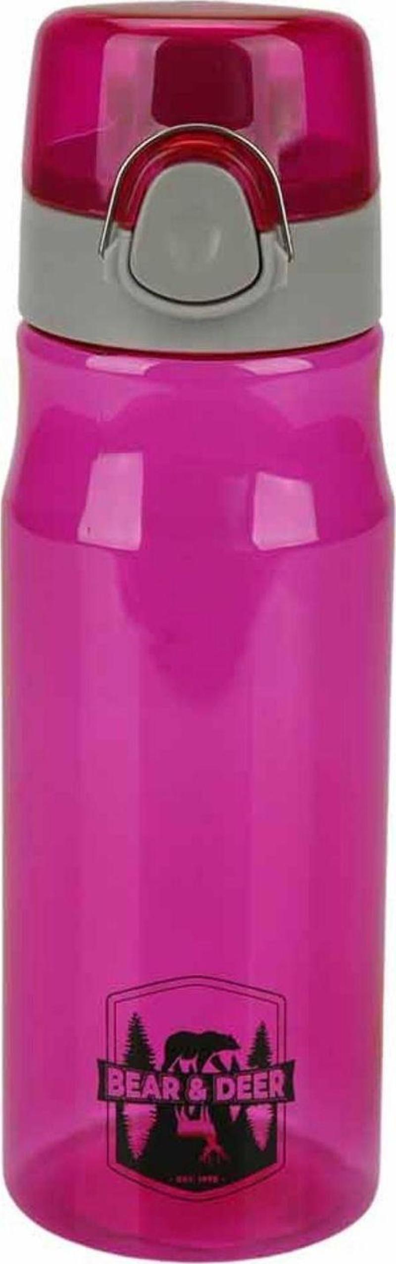 Bear&Deer 800ml Pipetli Taşıma Kulplu Şık Tasarım Su Matarası