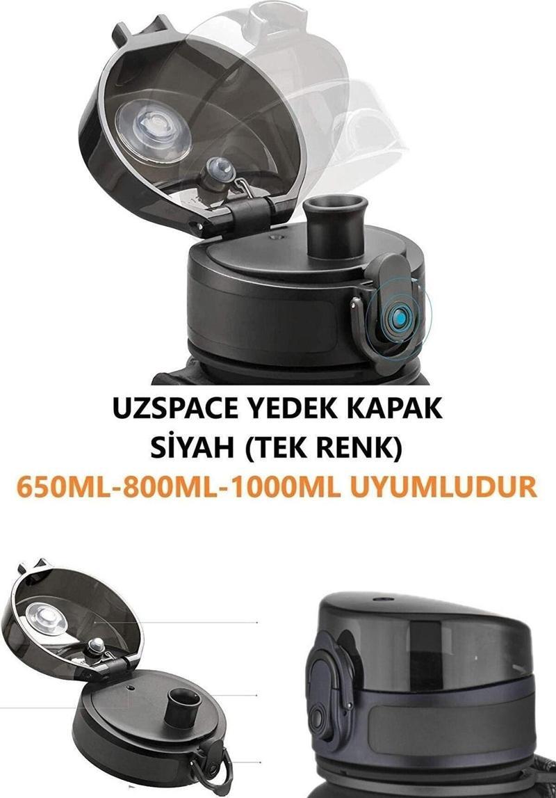 650-800-1000ml -uyumlu Yedek Kapak --sadece Ile Uyumludur--tek Renk Siyah