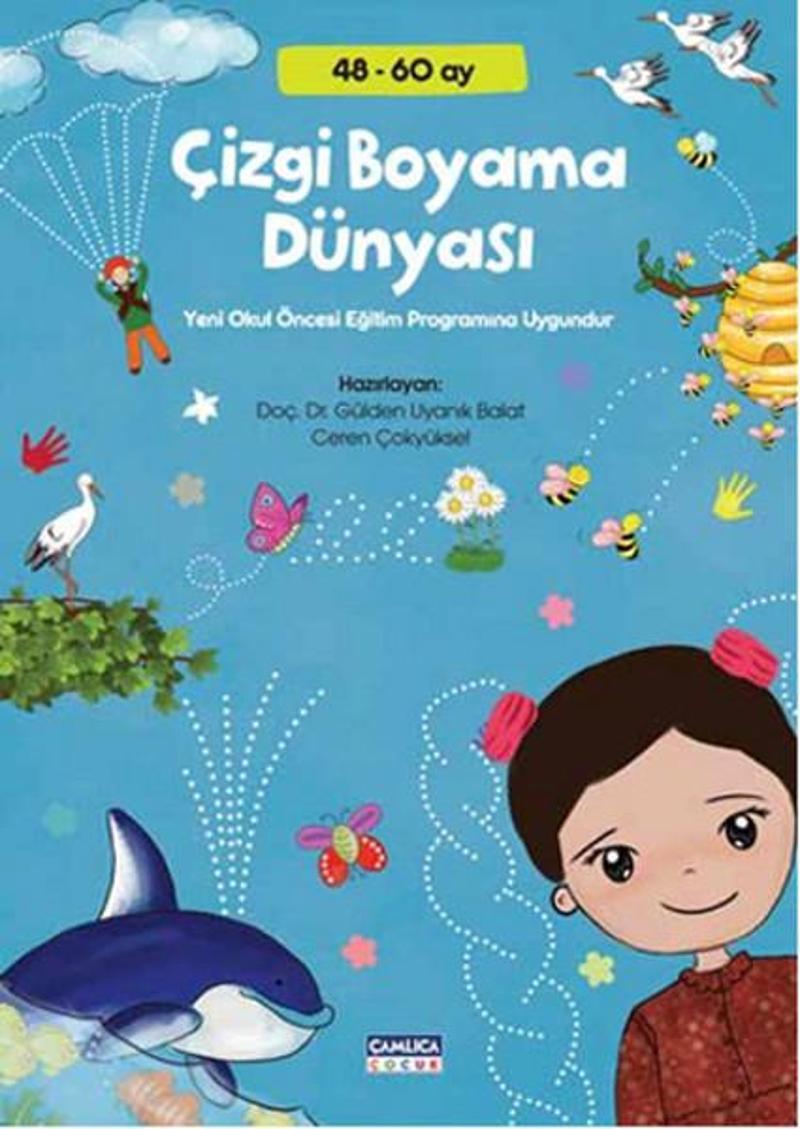 Çamlıca Çocuk Yayınları Çizgi Boyama Dünyası - Gülden Uyanık Balat