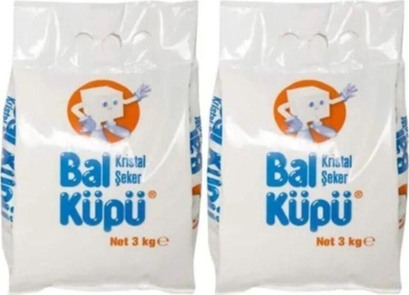 Balküpü Kristal Toz Şeker 3 Kg 2 Adet
