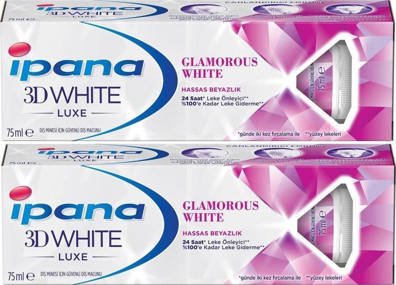 3D White Luxe Glamorous White Hassas Beyazlık 75 Ml X 2 Adet