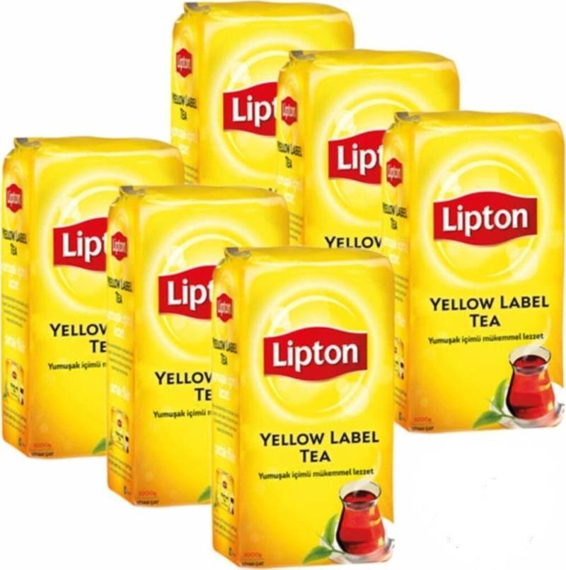 Yellow Label Dökme Çay 1000 Gr X 6 Adet
