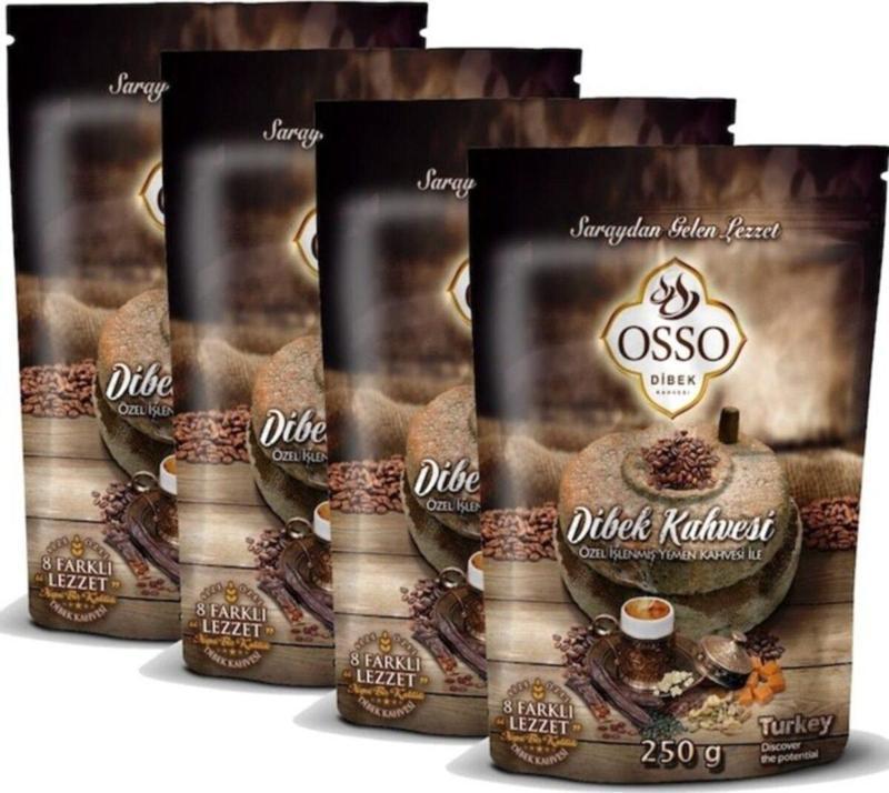 4'Lü Dibek Kahvesi 200 Gr X 4 Paket