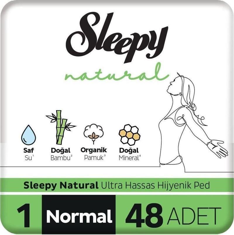 Natural Ultra Hassas Hijyenik Ped Normal 48 Adet Ped