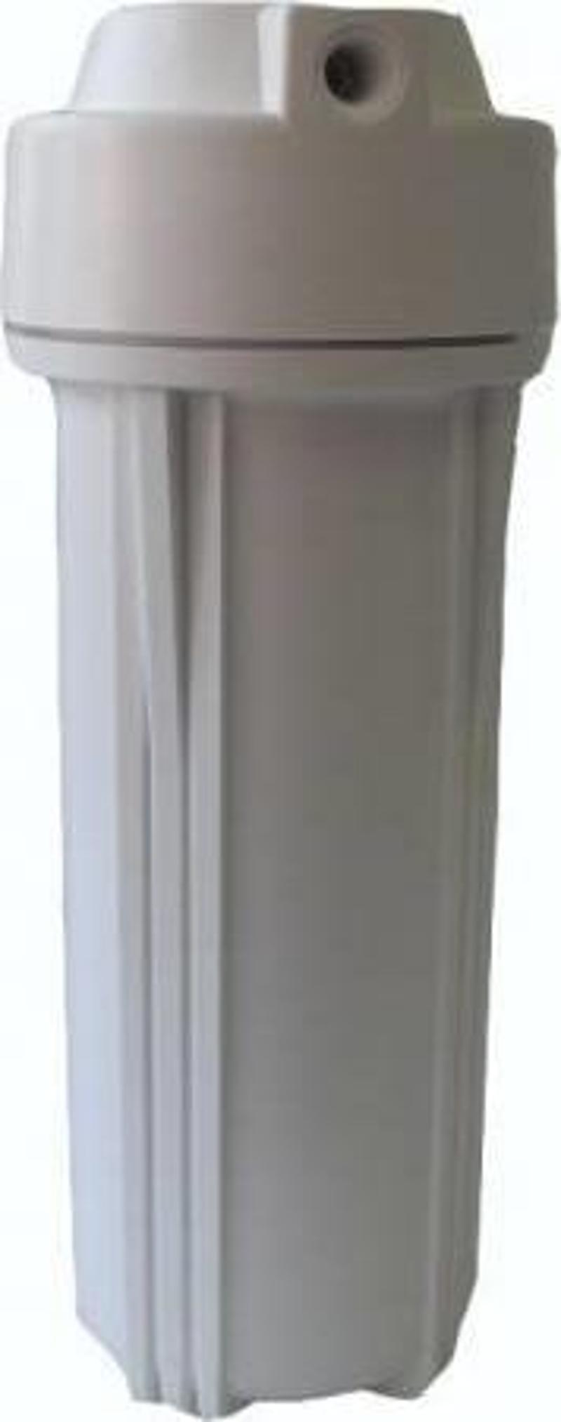 Filtre Kabı, Housing Su Arıtma 10 inch Beyaz Mat Çift Conta