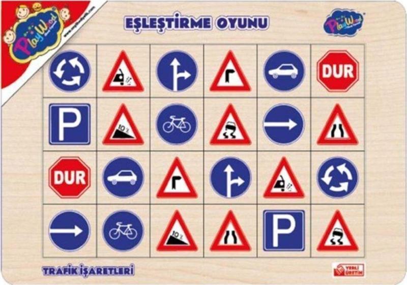 Ony-268 Ahşap Eğitici 4 Çeşit Eşleştirme