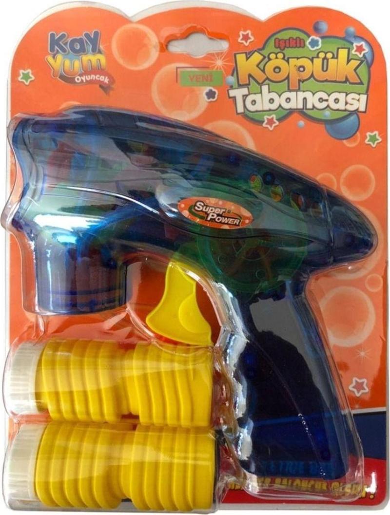 Köpük Tabancası - Baloncuk Tabancası - Bubble Gun - Işıklı Köpük Makinesi