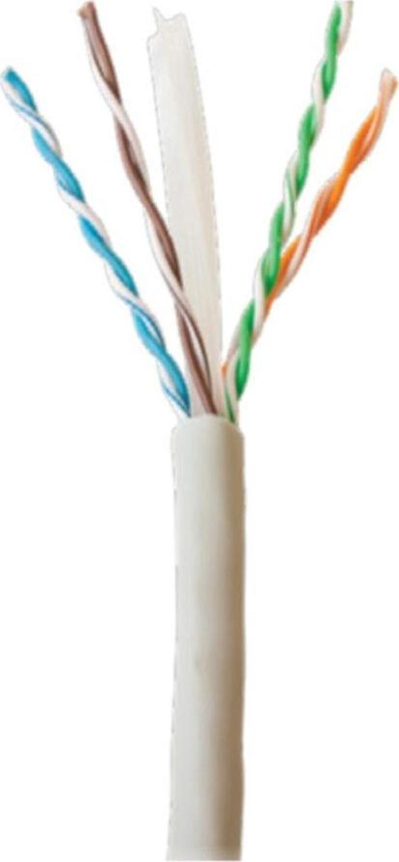 Cat6 Utp Bakır Lan Veri Kablosu 500mt 23 Awg Gri Lszh