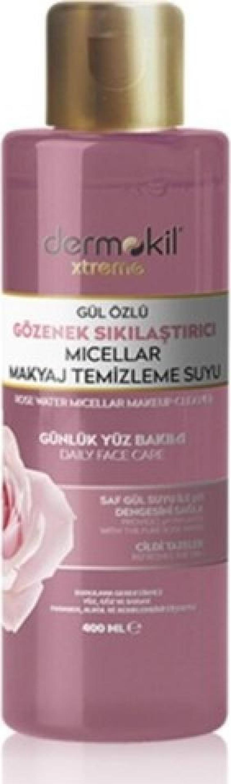 Gül Özlü Gözenek Sıkılaştırıcı Mıcellar Makyaj Temizleme Suyu 400 Ml