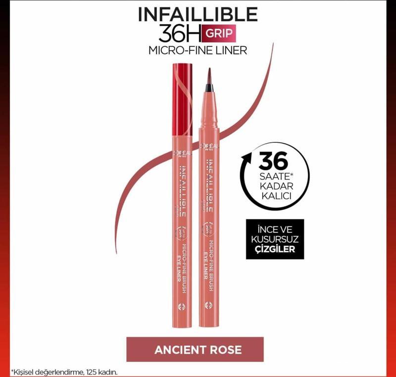 Infaillible 36H Grip Micro Fine Eyeliner 03 Ancient Rose