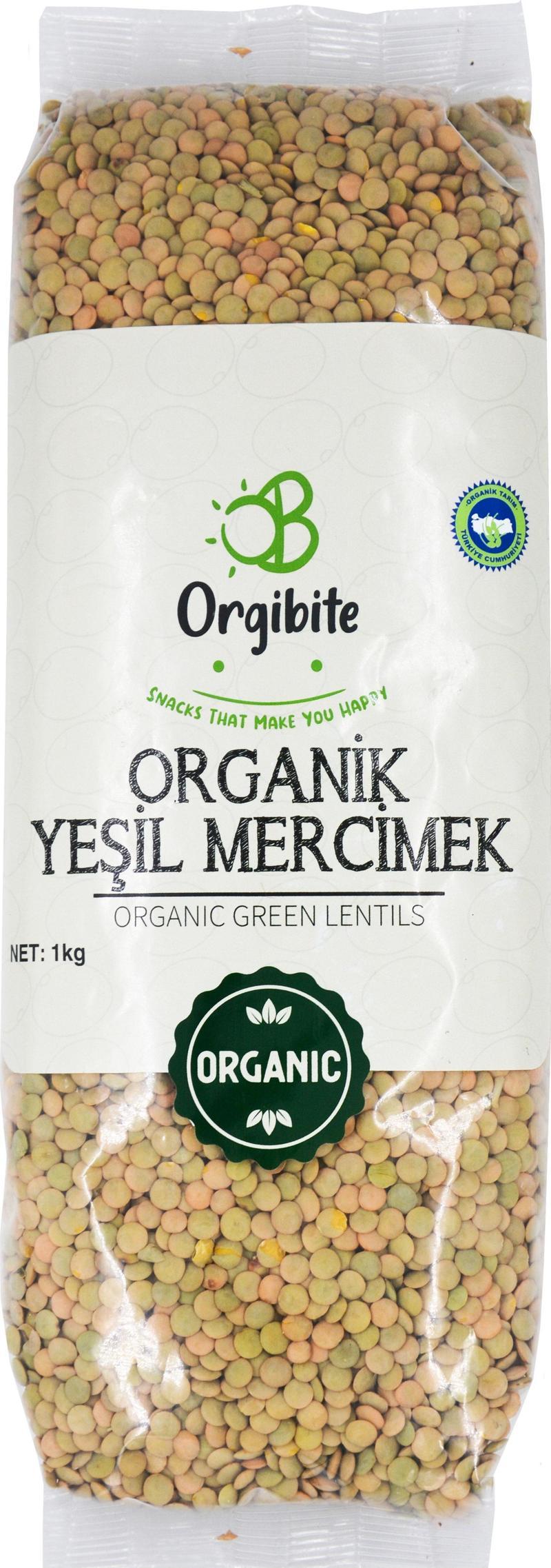Organik Yeşil Mercimek 1 Kg