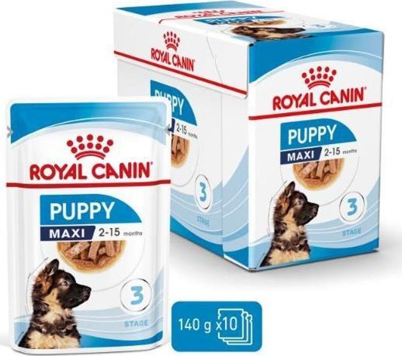 Maxi Puppy Yaş Maması 10 x 140 gr