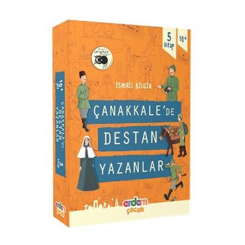 Erdem Çocuk Çanakkale'de Destan Yazanlar - 5 Kitap Takım - İsmail Bilgin