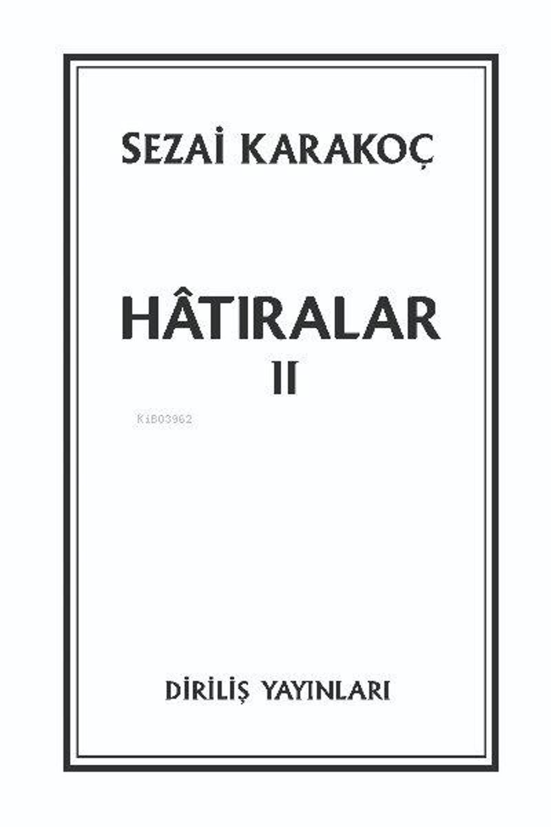 Hatıralar 2