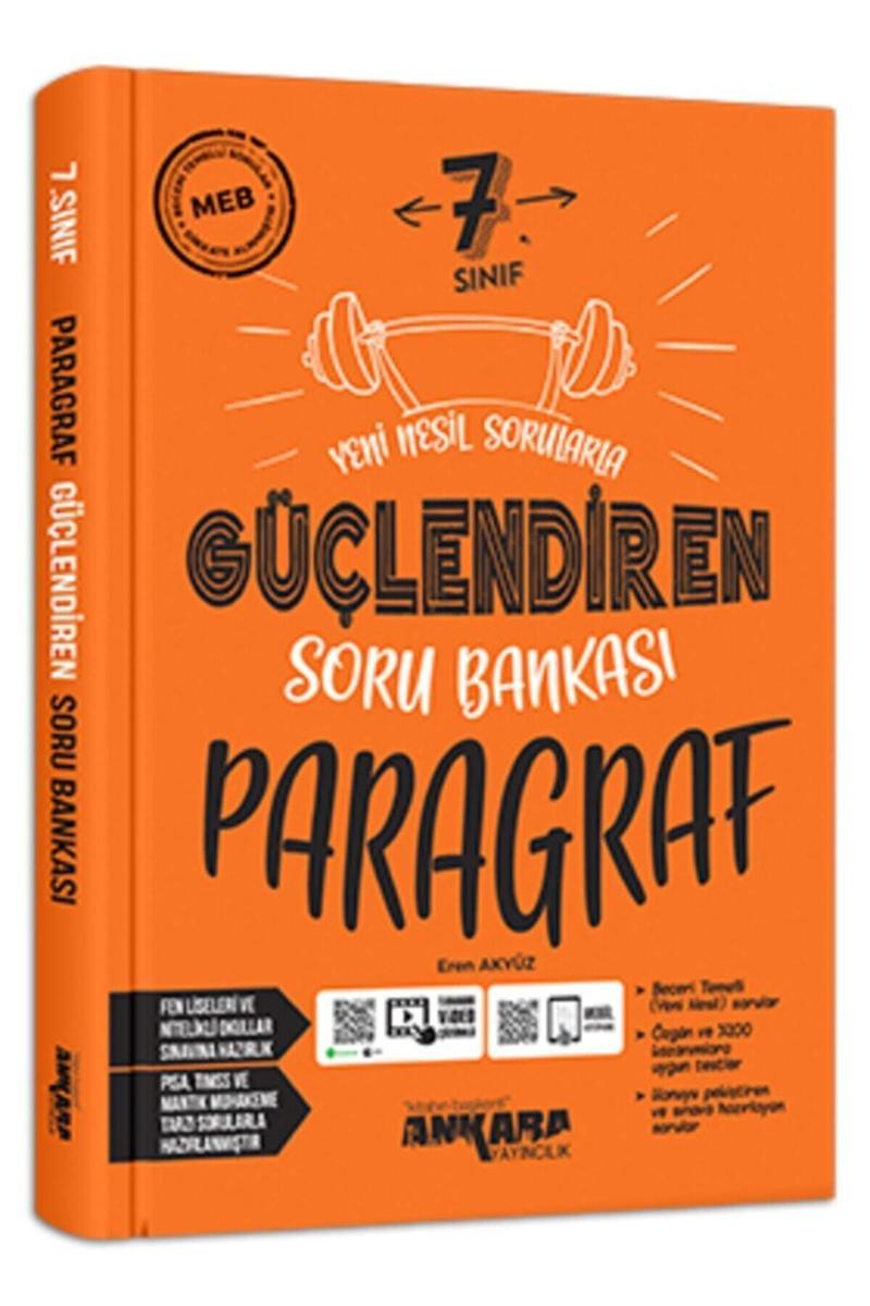 Ankara Yayıncılık 7. Sınıf Paragraf Güçlendiren Soru Bankası