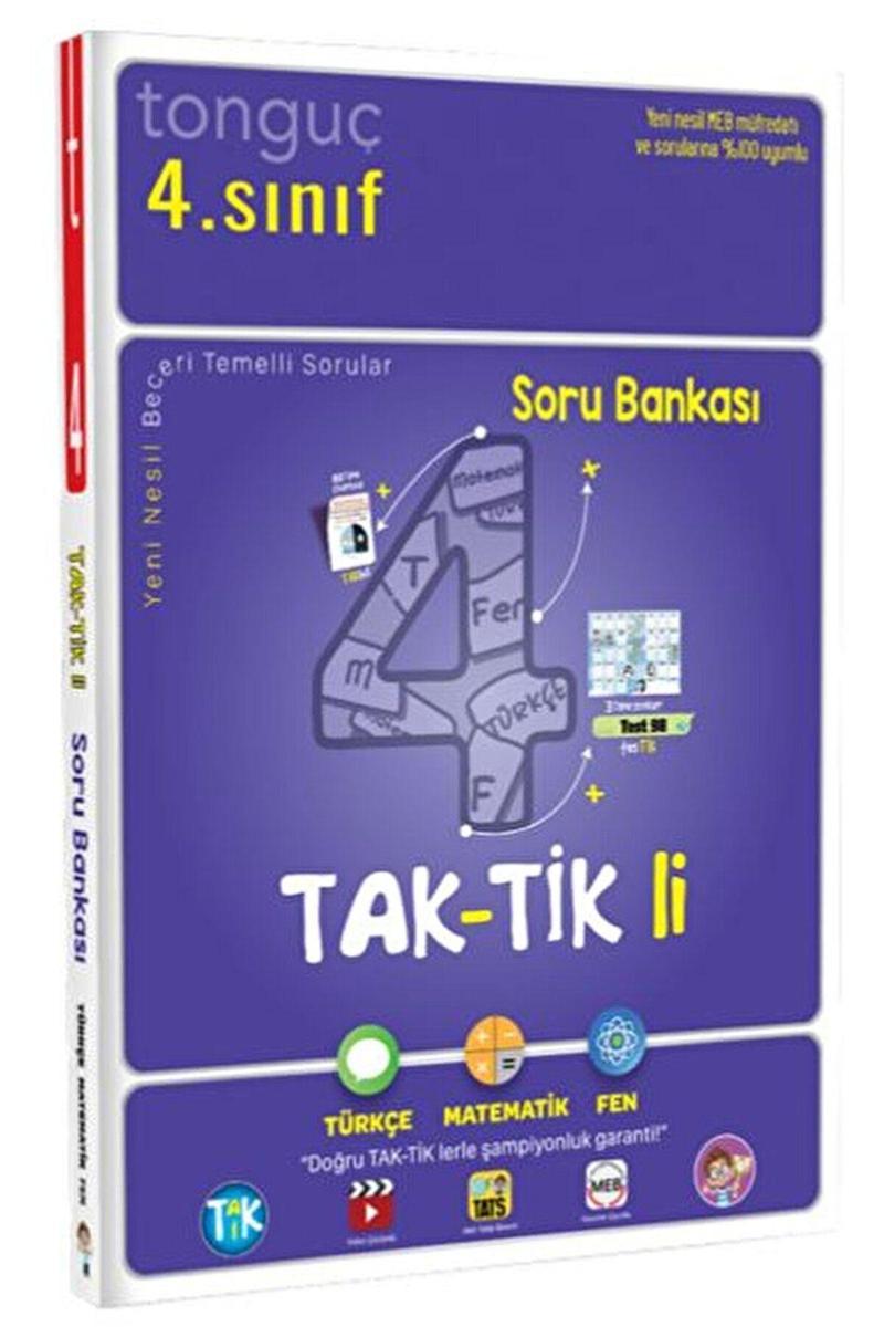 Tonguç Akademi 4. Sınıf Taktikli Soru Bankası Kolektif 9786258152845