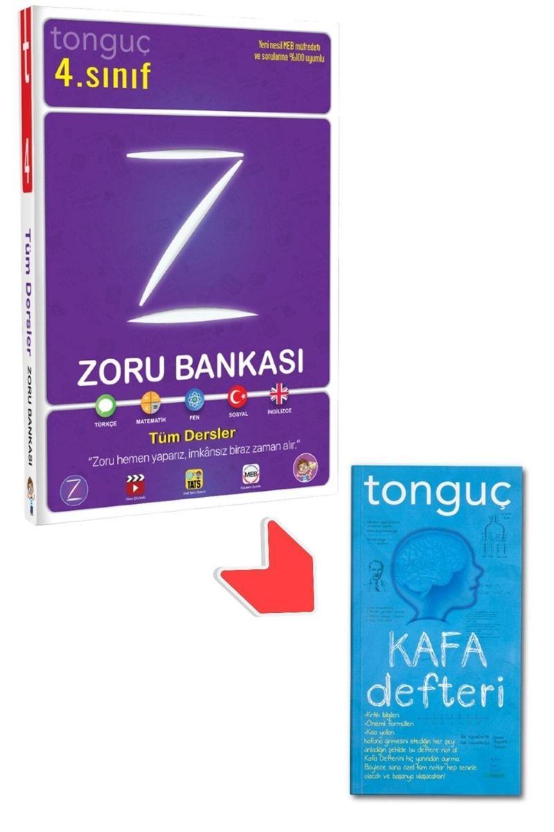 Tonguç Akademi 4. Sınıf Tüm Dersler Zoru Bankası - Tonguç Kafa Defteri